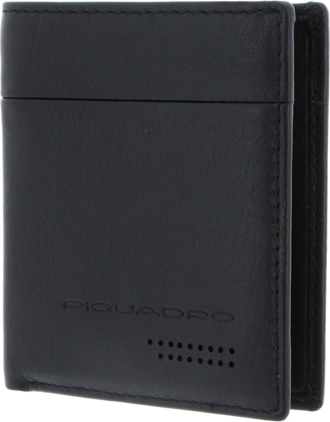 PIQUADRO Leren Kaarthoes Urban Credit Card Holder RFID Nero Zwart