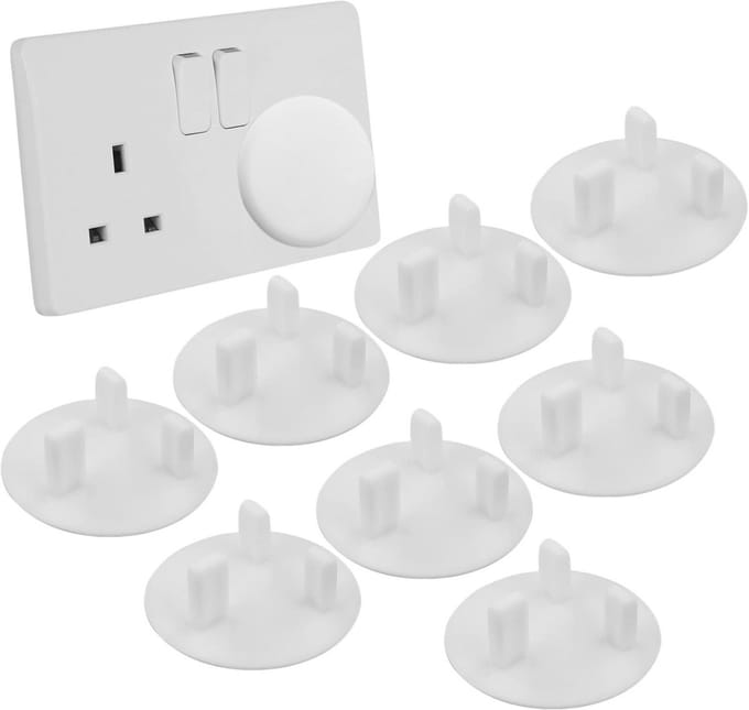 Veiligheid Socket Covers voor Kinderen - 8-Pack Witte Stopcontact Beschermers