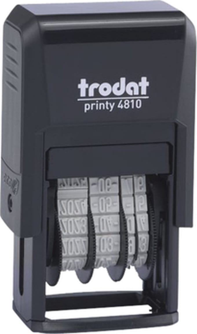 Datumstempel Trodat Printy 4810 cijfers zwart