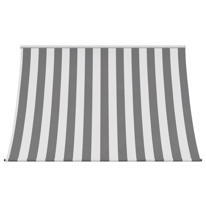 vidaXL - Zonnescherm - Antraciet - en - Wit - 400 - x - 150 - cm