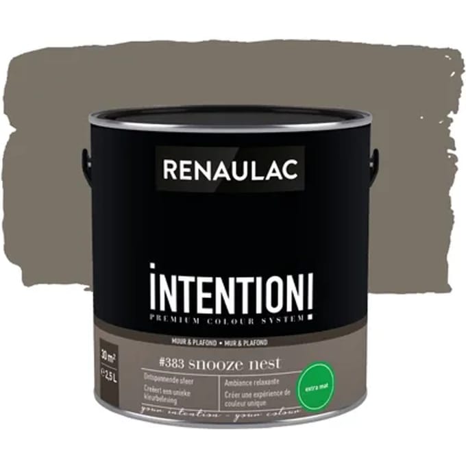 Renaulac Intention Muurverf - Extra Mat - Snooze Nest - 2,5l