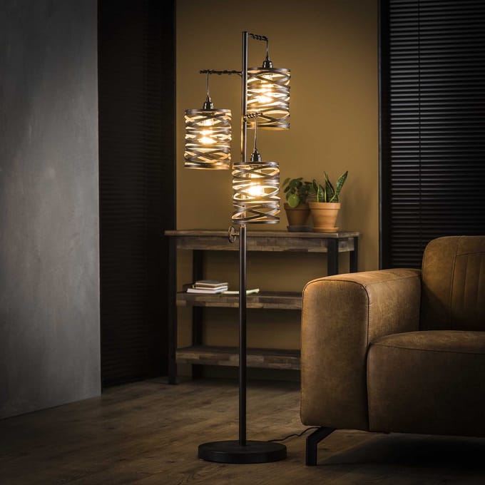 AnLi Style Vloerlamp Spindle 3L
