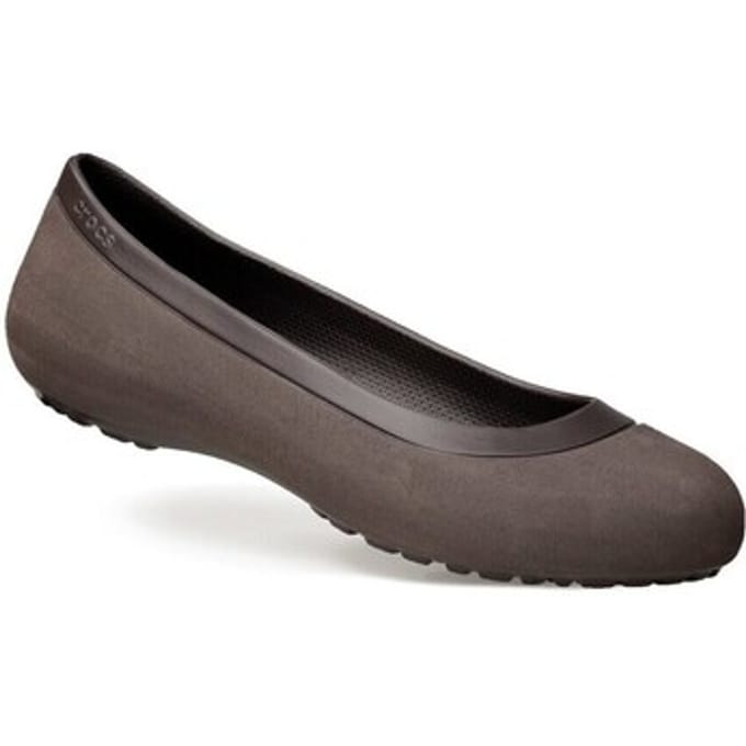Ballerina's Crocs Mammoth Leopard Lined Flat