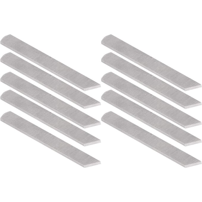 10 stuks Onderste Mes Staal Vervangingssets Industriële Overlock Naaimachine Accessoires 202295 white