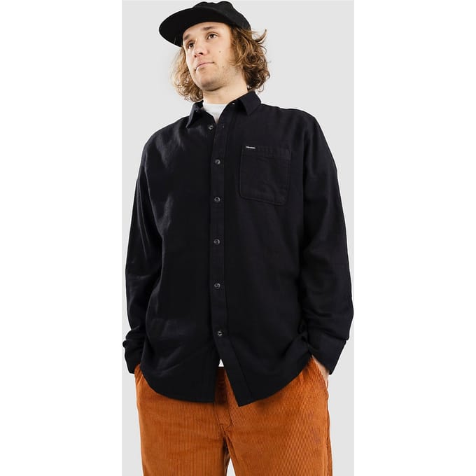 Volcom Caden Solid Shirt zwart