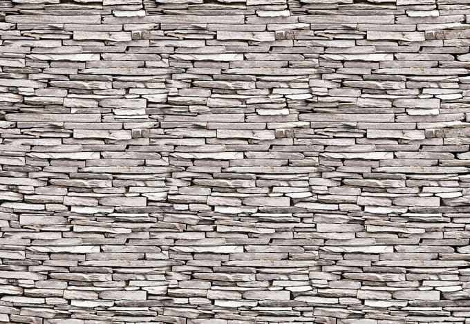 Fotobehang Stone Wall | DEUR - 211cm x 90cm | 130g/m2 Vlies