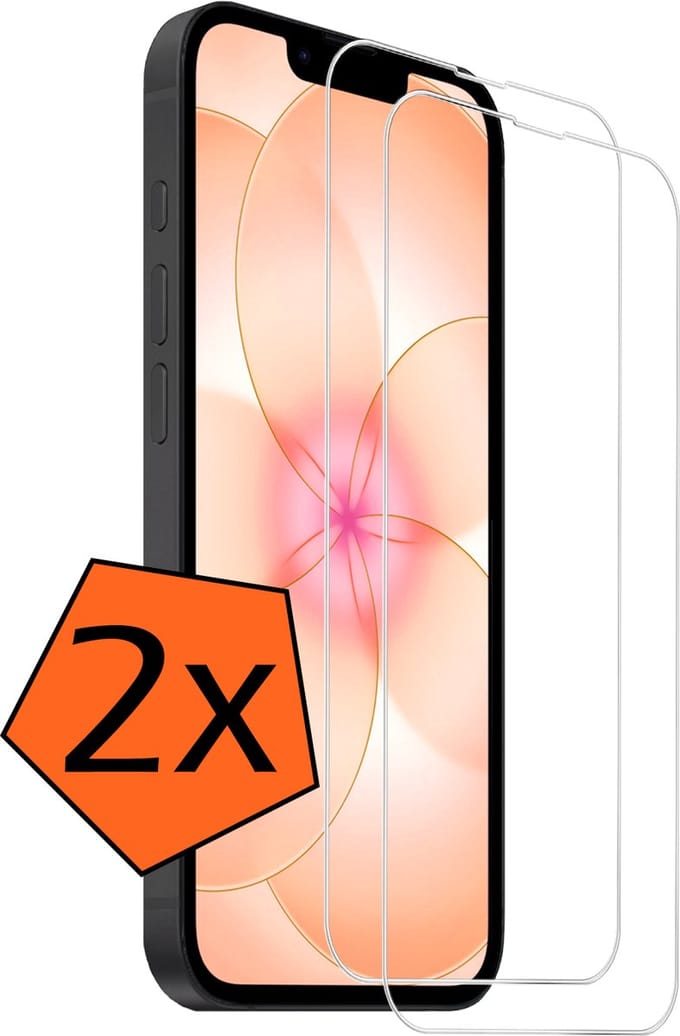 Screenprotector - 2 Stuks - Geschikt voor Apple iPhone 17e - Volledige Dekking - Gehard Glas - Beschermglas - Tempered Glass - Screen Protector
