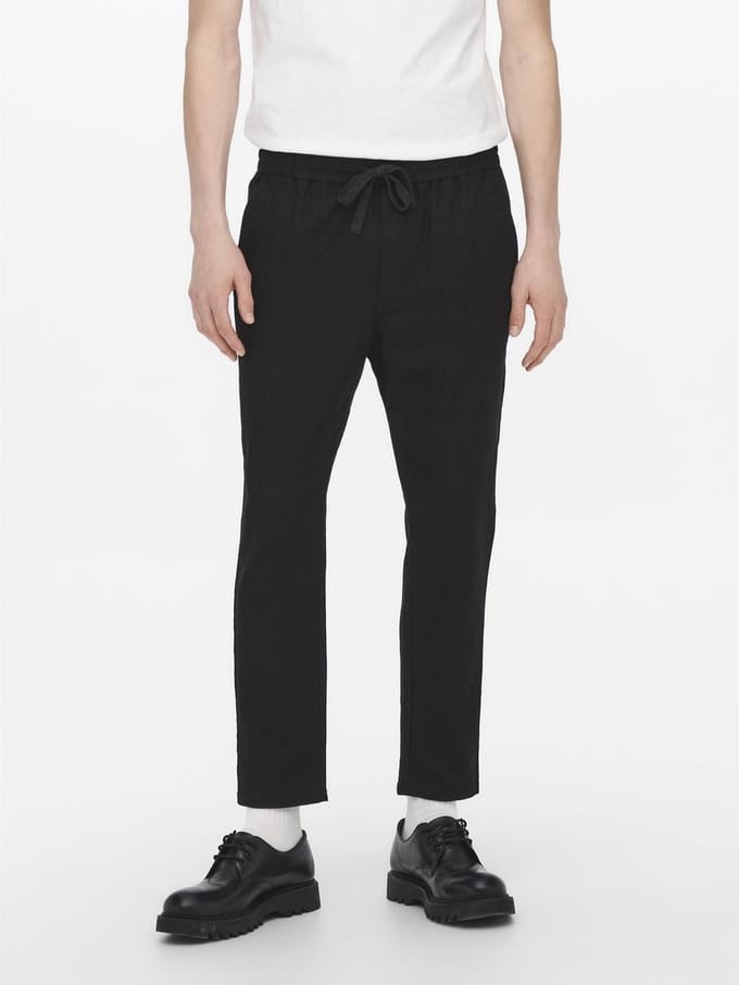 ONLY&SONS - ONSLINUS CROP LINEN MIX GW 1823 NOOS - Heren - Broeken