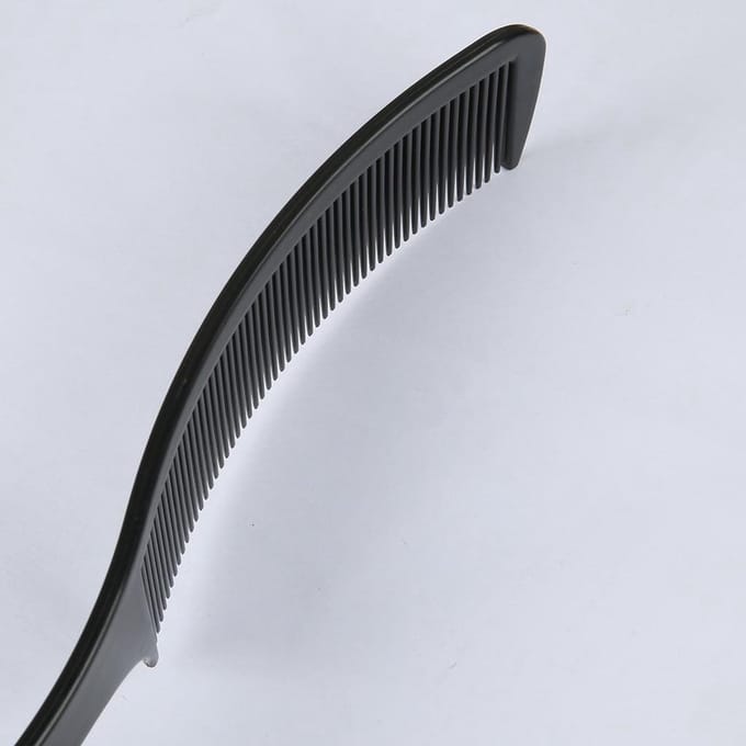 Gebogen Barbier Kam  - Kapper Kam - Haar Kam - Haar Accessoire - Texturizing Comb