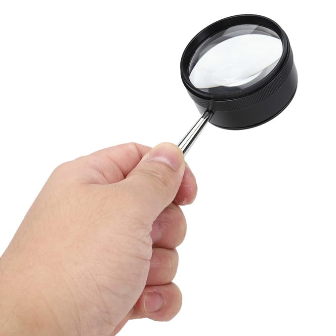 35X 50mm Draagbare Handheld Vergrootglas Vergrootglas met Handvat voor Sieraden Identificatie Lezen