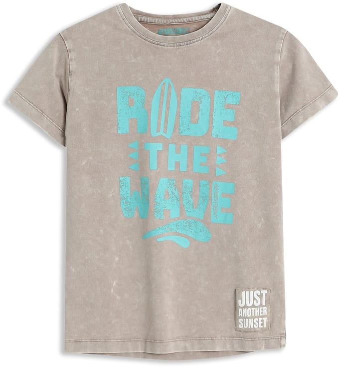 4PRESIDENT T-shirt jongens - Sand - Maat 128