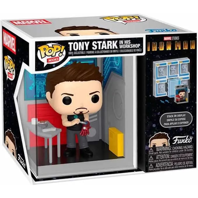 Iron Man Marvel - Tony Stark in his Workshop (Pop! Nooks) vinylfiguur Unisex Funko Pop! - Neutraal - Standard
