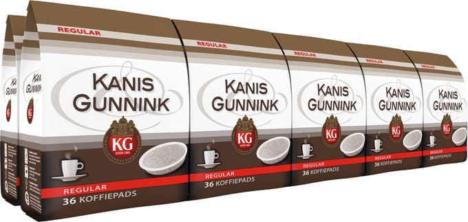 Kanis & Gunnink Regular Koffiepads - 10 x 36 pads
