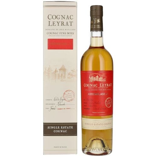 Cognac Leyrat ASSEMBLAGE N° 1 Single Estate Cognac 42% Vol. 0,7l in geschenkverpakking