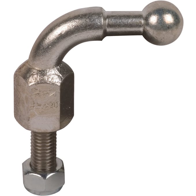 Dehn vaste kogelpunt 25mm schuin met schroefdraadbout M16 - 757645