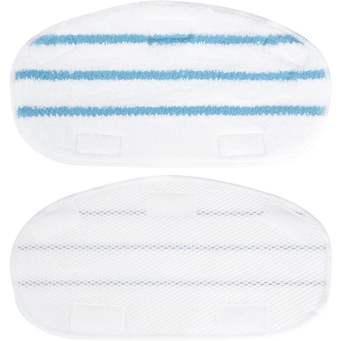 Vezel Dweil Schoonmaakdoek Vervanging Geschikt voor PurSteam ThermaPro 10-in-1 Stoomdweil white