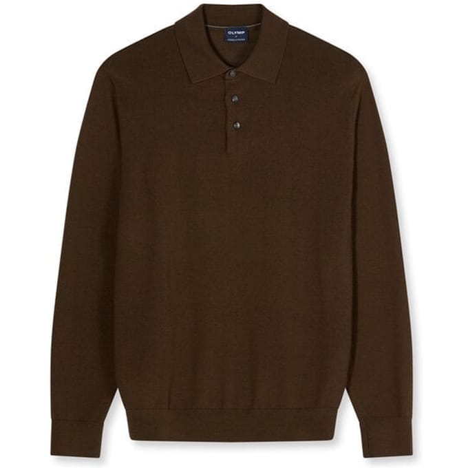 OLYMP Casual Breisel, Zwart-Bruin