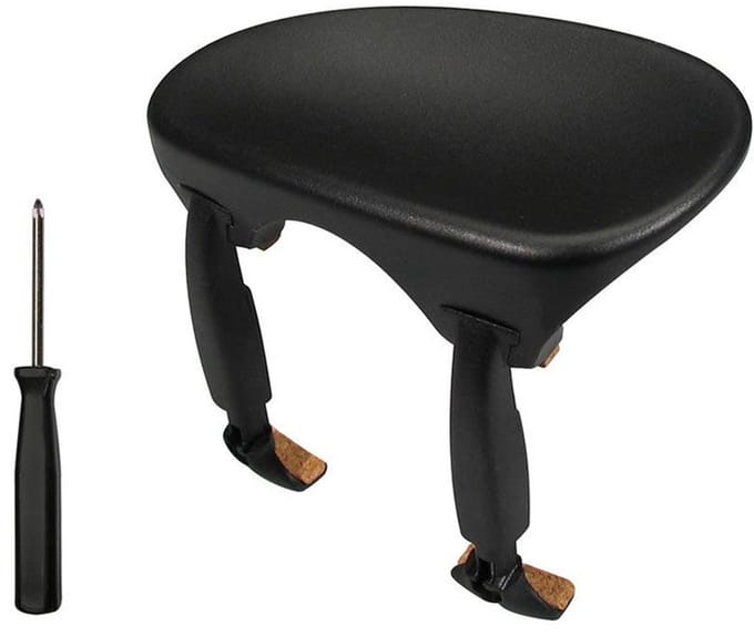 Wittner 253111 violin chinrest center mount, 4/4, with screwdriver