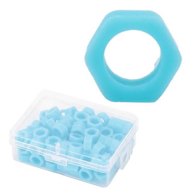 100 stuks Tandheelkundige Code Ring Siliconen Instrument Code Cirkel Autoclaveerbaar Tandartsen Materiaal white