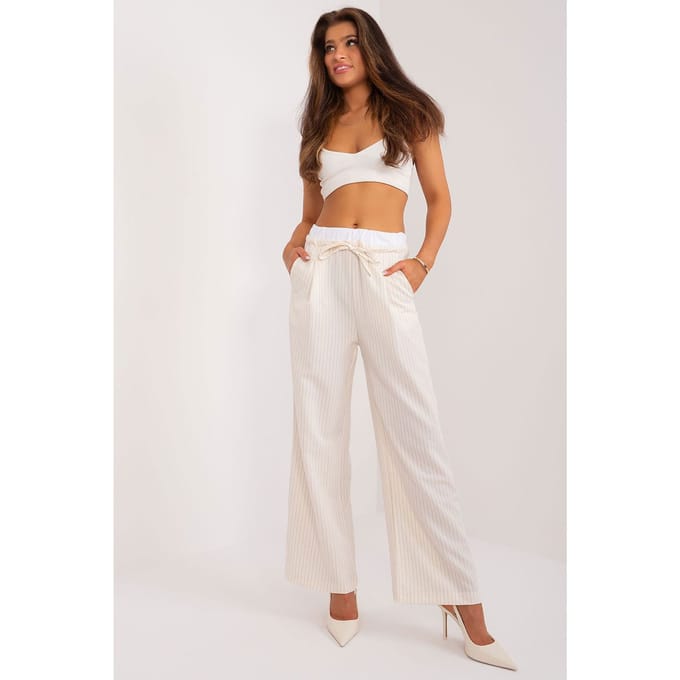 Effortless Bold Move Pants - Beige / S