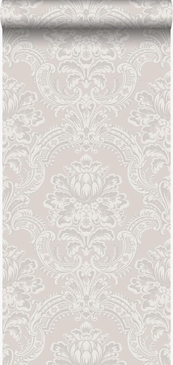 Origin Wallcoverings behang ornamenten grijs - 53 cm x 10.05 m - 346524