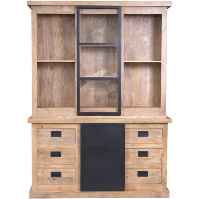 Starfurn - Vitrinekast Noa - Bruin - 45x160x220 cm