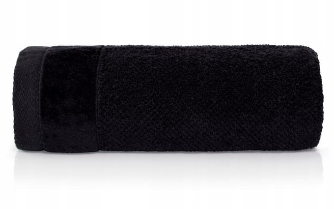 Vito Badhanddoek 70x140cm Zwart - 100% Katoen, Dik & Absorberend