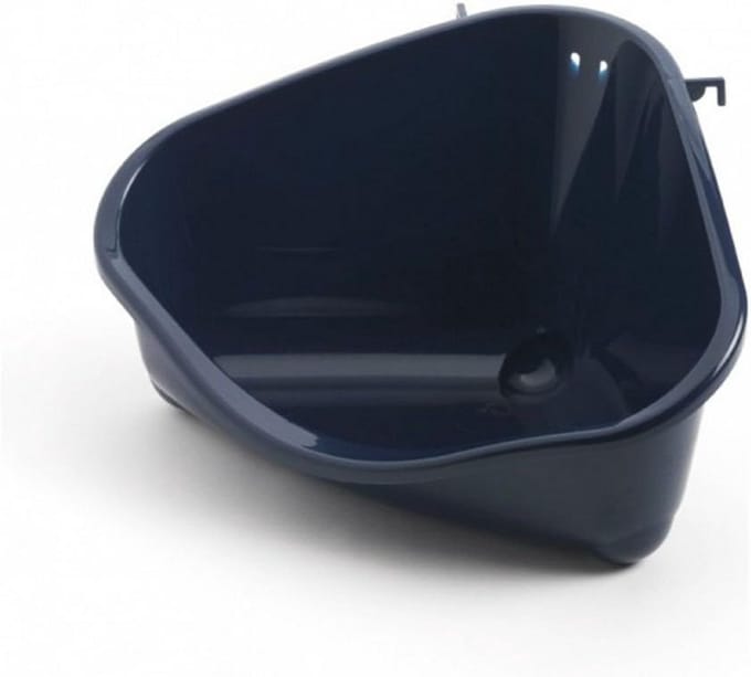 Hoektoilet Konijn - Klein Dier Toilet - Zindelijkheid Training - Compact Ontwerp - 18x13 cm - Wit
