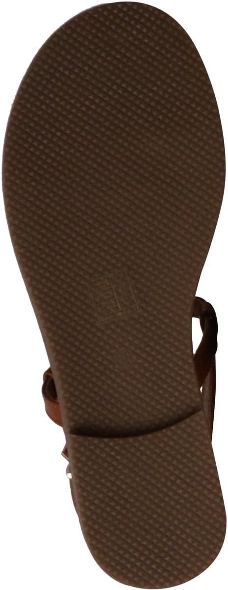 Platte sandalen met bandjes van Loevah Paris