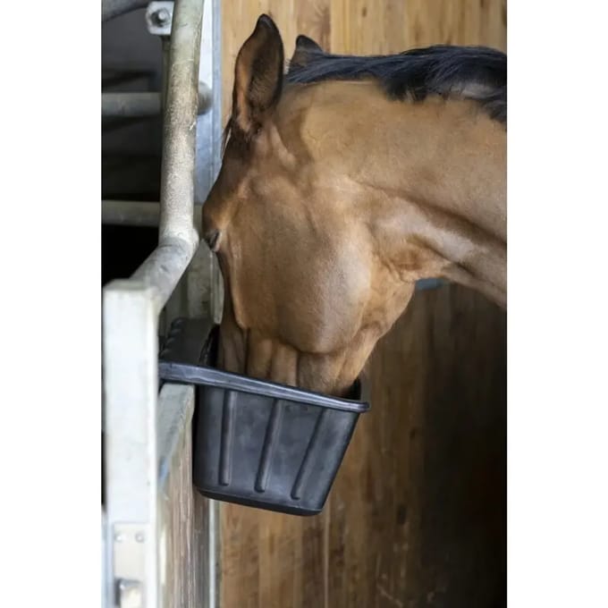 Rubber paardenvoerbak Hippotonic