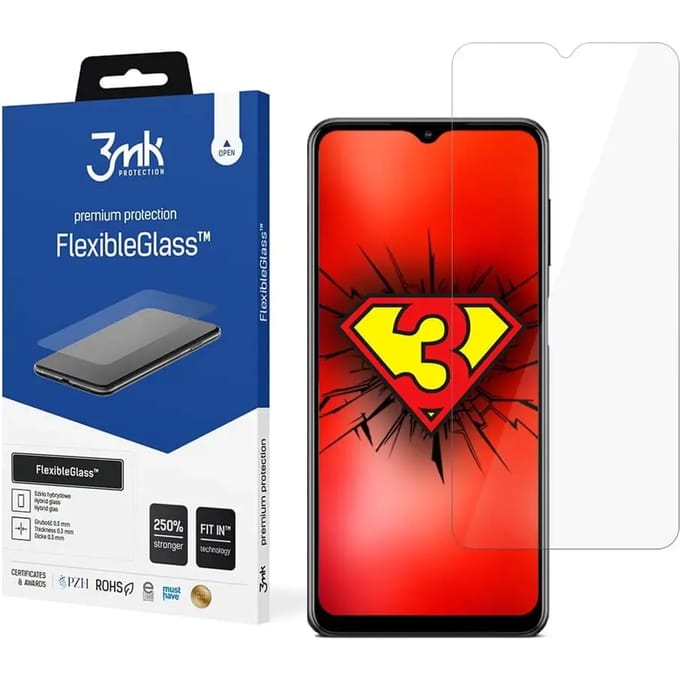 Geschikt voor Samsung Galaxy S21 Flexibele Zelfherstellende 3mk SilverProtection+