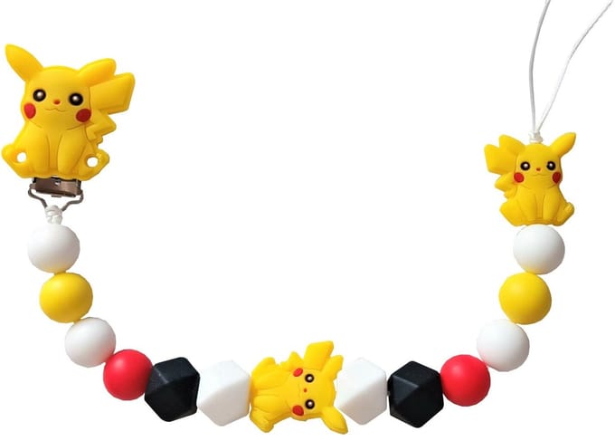 Siliconen speentouw Pokemon