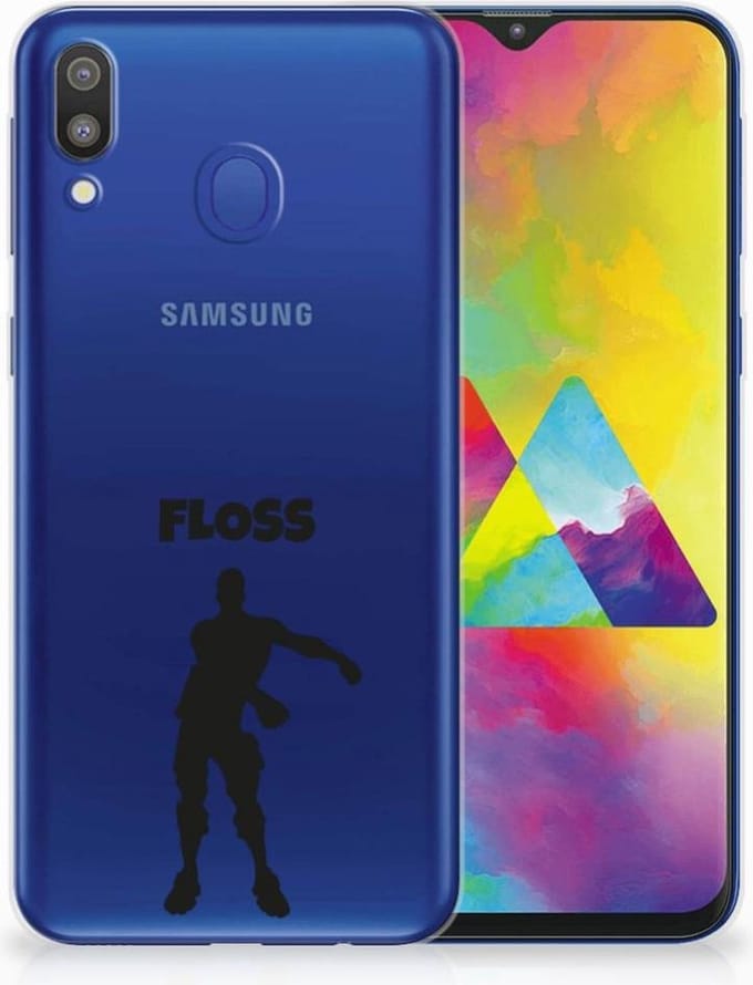 Samsung Galaxy M20 (Power) Telefoonhoesje met Naam Floss