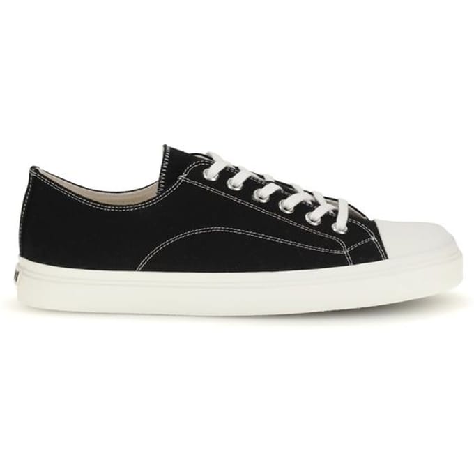 Moschino Zwarte Katoenen Lage Sneakers