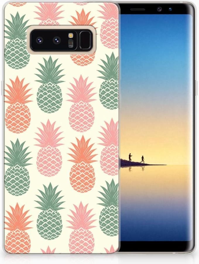 Samsung Galaxy Note 8 Siliconen Case Ananas