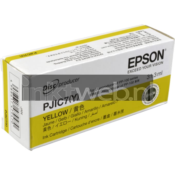 Epson C13S020692 inktcartridge geel - 1 stuk - compatibel