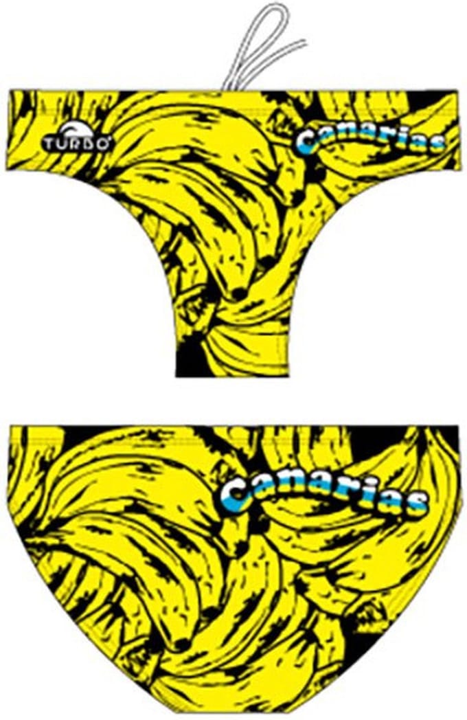 Turbo Canarias Bananas Zwemslip Geel 2XL Man