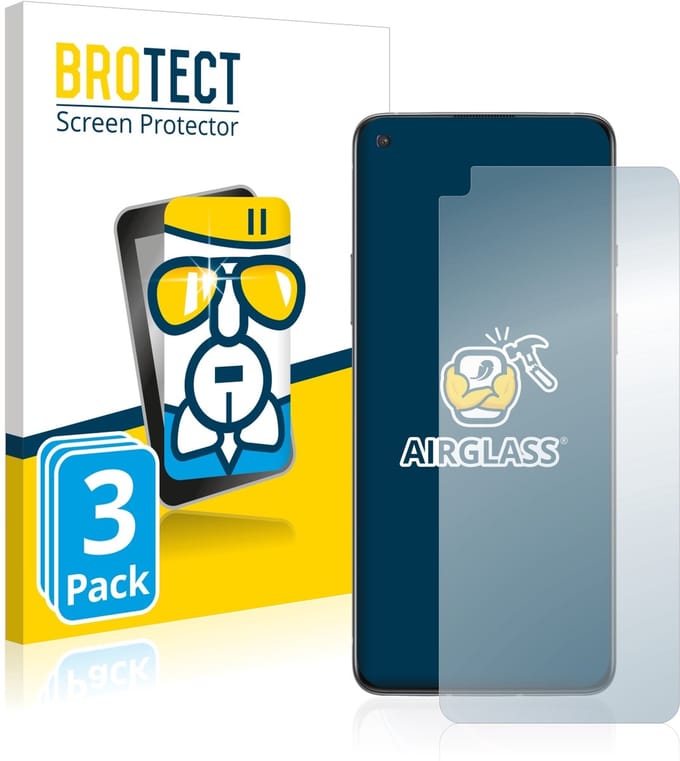 Screenprotector 3 Stuks voor OnePlus 8T Beschermglas transparant