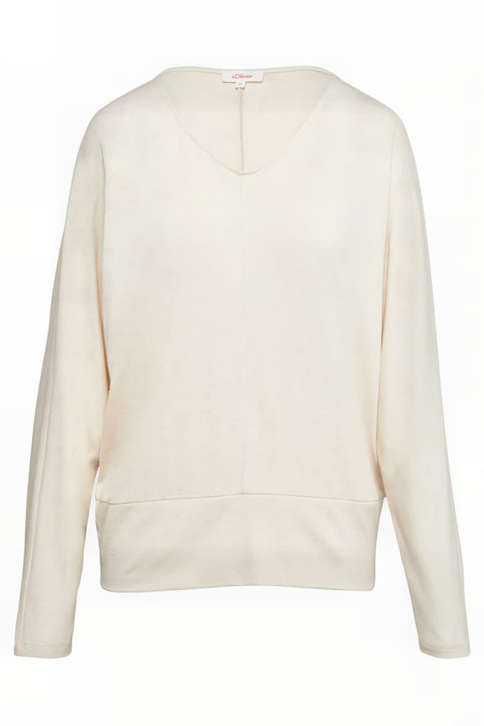 s.Oliver  T-shirts Beige Taglia: 44 | Maglioni a maglia Outlet | Donna | Marrone