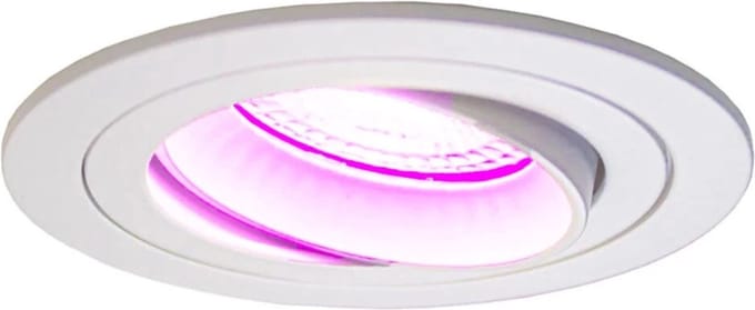 Zigbee smart Inbouwspot Wit 4.7W | Rond | 80 mm | HUE compatible | RGB-CCT
