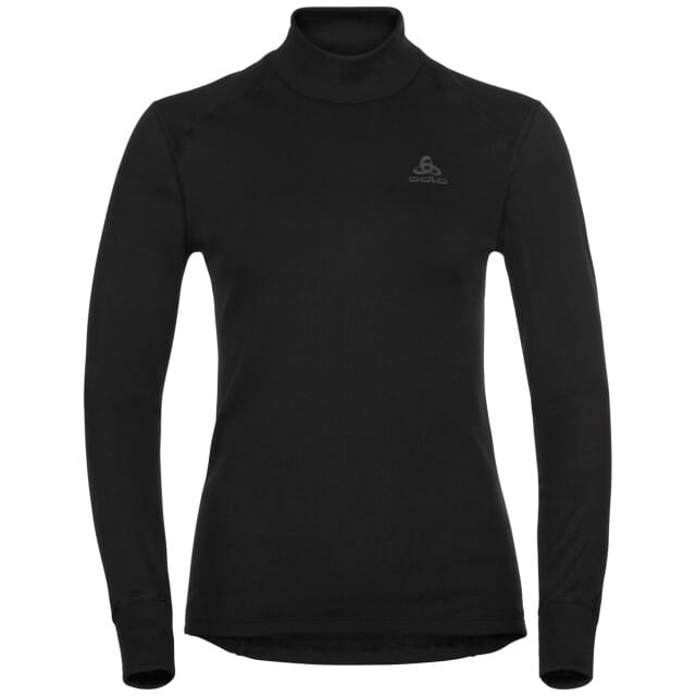 ODLO Active Warm Col Thermoshirt Dames - Zwart - Maat M