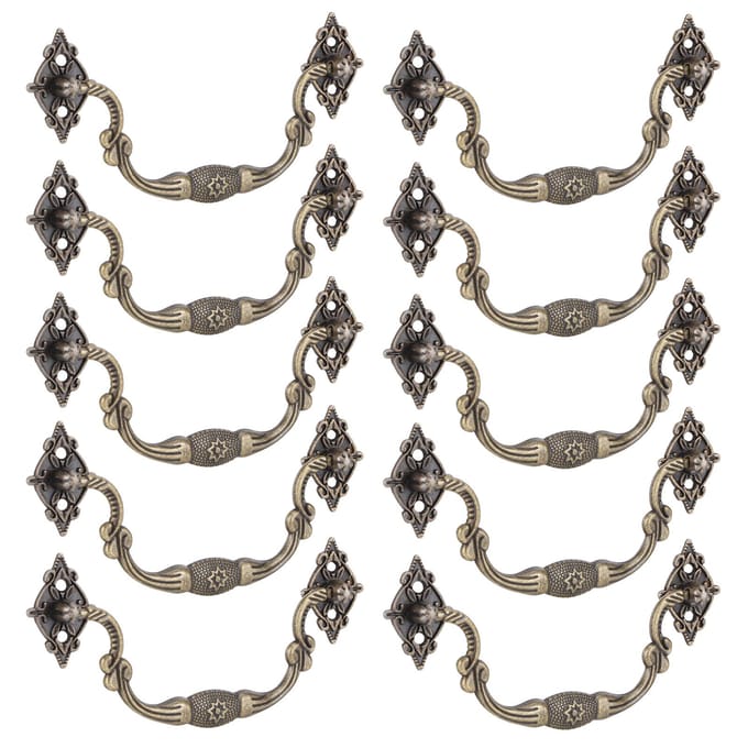 10 Sets Antieke Handgreep Houten Doos Speciale Handgreep Accessoires Kast Ladehandgreep Klein Formaat S