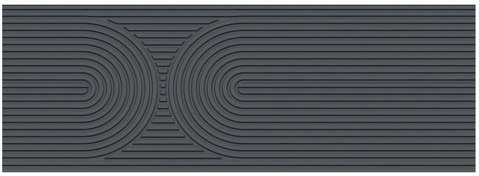 MD Entree - Keukenloper - Vloerkleed - Machinewasbaar - Cook & Wash - Archy Anthra - 50 x 150 cm