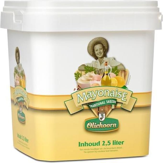 Oliehoorn | Mayonaise 80% | Emmer 2,5 liter