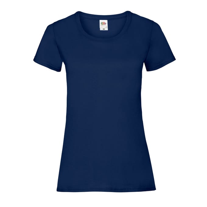 Fruit of the Loom Dames/Dames Valueweight T-Shirt (Marine)