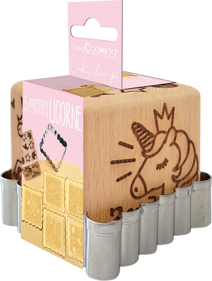 ScrapCooking Koekjesstempel Eenhoorn set/2