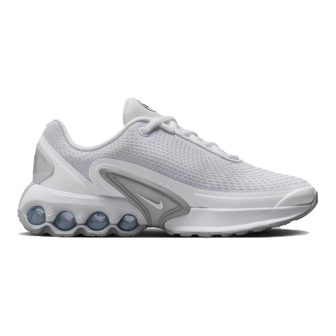Nike Air Max DN GS Wit Metallic Zilver Kindersneakers FB8987-100 35.5