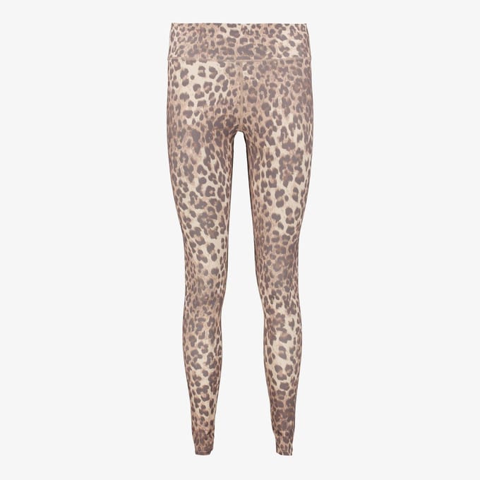 Osaga dames sportlegging met panterprint - Bruin - Maat XL
