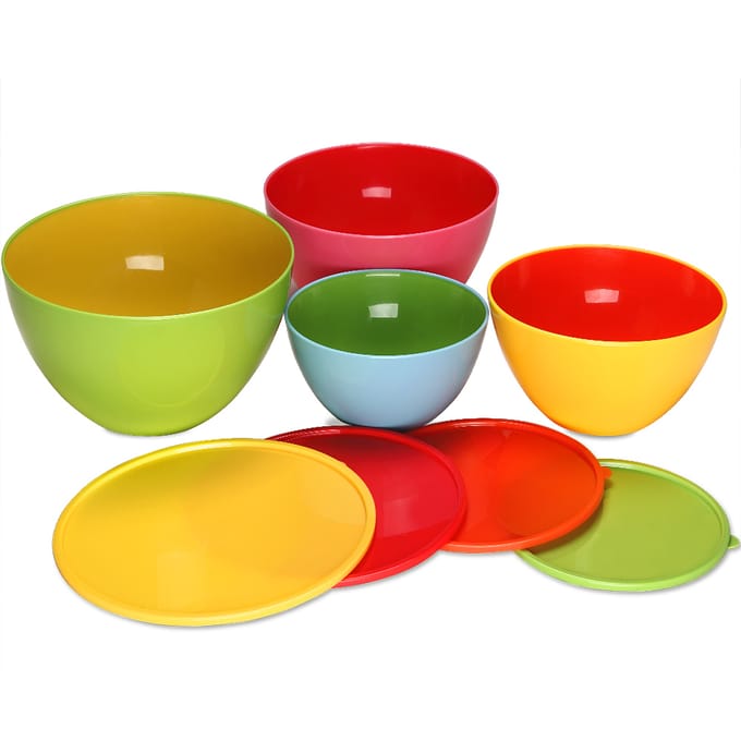 Monzana Vershoudbakjes - Set van 4 Maten 900ml tot 4000ml - BPA vrij