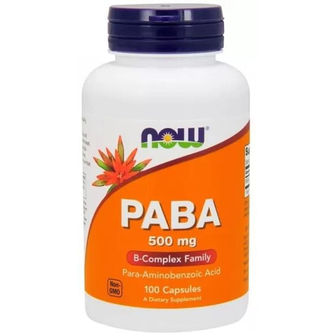 Now Foods - PABA 500mg., 100 CAPS